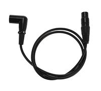 Hztuang Cavo XLR maschio ad angolo retto, cavo per microfono, cavo di segnale per equilibrio/misuratore/amplificatore (1 metro = 3,2 piedi)