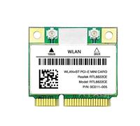 Hztuang RTL8822CE 1200Mbps 2,4G/5Ghz 802.11AC Scheda WiFi Rete Mini PCIe Bluetooth 5.0 Compatibile con Computer Portatile/PC 10/11