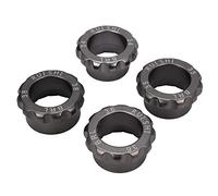 Hztuang Set di 4 custodie per strumenti a vite posteriore, apribottiglie per orologio, 34 mm, 35 mm, 36 mm, 38 mm, per orologi, riparazione utensili, Argento nero
