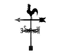 Hztuang Veleta de Gallo - Silhouette di Veleta de Gallo Retro - Indicatore di Direzione del Vento per Fattoria Patio All'aperto