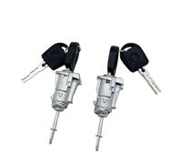 HZTWFC 2 Pezzi Chiave anteriore sinistra e destra del cilindro della serratura della porta 3B0837167 3B0837168 Per VW PASSAT B5 3B Lupo Seat Leon Toledo Leon Arosa 1996-2005