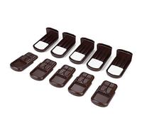 Hztyyier 5 Pezzi Blocco di Sicurezza per Bambini Adesivi per armadietti Sicurezza per Bambini per cassetti e armadi Prova per Bambini(Marrone) Safety Seats And Accessories