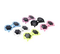 Hztyyier 6 Pezzi Colorati Occhiali da Sole per Bambini Elegante Montatura Rotonda Protezione UV Occhiali da Sole Carini per Bambini per il Compleanno