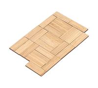 Hztyyier Asse per il Pavimento di una Casa delle Bambole in Miniatura in Bambù, Elegante e Realistica, Adatta per la Decorazione di una Casa delle Bambole in Scala 1:12 per Soggiorno/Camera da