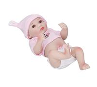 Hztyyier Baby Doll in Silicone Simulato, Morbido e Impermeabile, Giocattoli Ideali per la Casa, 28 Cm per Bambini/genitori (#11)
