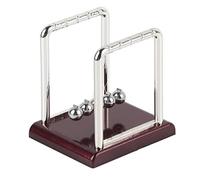 Hztyyier Balli di Bilanciamento di Newton Cradle Balli per la Scrivania Giocattolo per la Scrivania Palline di Swing di Metallo per la Base di Metallo per L'Ufficio Dono (Piccola Palla da Biliardo
