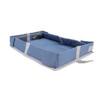 Hztyyier Borsa da Viaggio Pieghevole per Organizer per Giocattoli Multifunzionale per Treni di Aeroplani (pietra blu)