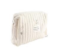 Hztyyier Borsa per Pannolini per Passeggino Portatile Multifunzionale, Borsa per Pannolini con Motivo Carino per un Facile Accesso (ricamo di oliva)