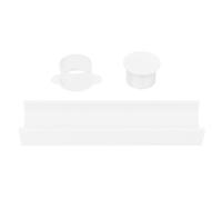 Hztyyier Cake Pop Circle Maker Round Stampo con Vassoio per Taglierina e Stampo da Forno a Pusher per Feste di Compleanno in Casa Dessert da Sposa (WHITE)