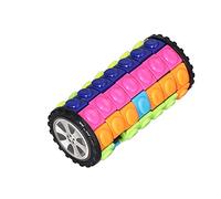 Hztyyier Cilindro Puzzle Giocattolo, 7 Strati Puzzle 3D Cubi Magici Cilindro Fai da Te Scivolo Giocattolo Logico per Bambini e Adulti