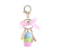 Hztyyier Ciondolo in Lega Colorata, charms maccherone torre eiffel decorativo adorabile for auto