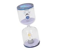 Hztyyier Clessidra Space Man per la Decorazione Dell'ufficio e della Casa, Bisogni Speciali, Clessidra per L'insegnamento Visivo, Vetro per la Cucina, Gioco per Bambini (Viola 5 minuti)