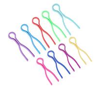 Hztyyier Cockpiece Buddies Long -Lives Coil Morsetti per Macchine da Cucire 180pcs Giallo Rosso Scuro Azzurro Scuro Lago Verde Rosa Modena Viola Rosa Modena Viola per Diverse Esigenze di Cucito
