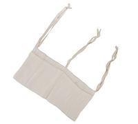 Hztyyier Comoda Borsa Portagiochi da Appendere per Neonati, Tracolla Regolabile, 2 Tasche, Portaoggetti per la Cameretta, Morbido Panno di Cotone (Beige)