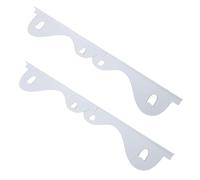 Hztyyier Copri Spazi per Stufe in Acciaio Inossidabile, Regolabili da 13,78 a 27,36 Pollici Copri Spazi per Cucine Facili da Pulire, con Design Moderno e Resistente Al Calore, per (WHITE)