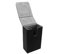 Hztyyier Custodia per Carte dei Tarocchi, Scatola per Tarocchi, Design a Scanalatura, Tessuto Non Tessuto Importato per la Raccolta di Carte (Nero)