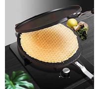 Hztyyier Egg Roll Maker Pan Lega di alluminio Gas Antiaderente Piastra per torta Egg Roll Kitchen Baking Tool, 17cm in diameter