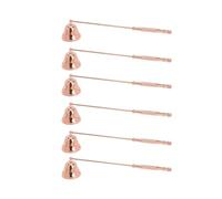 Hztyyier Estintore per Candele in Oro Rosa con Manico Lungo per Spegnere Le Candele in Modo SicuroSpegnicandela da 6 Pezzi Other Sewing Embroidery Supplies