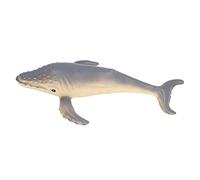 Hztyyier Figure Realistiche di Megattera per Bambini Dai 3 Anni in su, Giocattolo Educativo per Animali Oceanici per la Consapevolezza delle Specie in Via di Estinzione, Materiale Plastico Morbido e