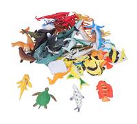 Hztyyier Giocattoli Oceanici in Miniatura Creature Marine Realizzate in Materiale, Confezione da 48, per Divertirsi Al Bagno per Bambini di 4-6 Anni