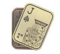 Hztyyier Giocattolo da Spinta in Metallo per ADHD, Modello Squisito, Antistress, Giocattolo Sensoriale per L'apprendimento, Il Lavoro. Materiale: Metallo, Dimensioni: 4,4 X 3 X 0,9 cm. Adatto a