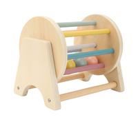 Hztyyier Giocattolo di Pensiero Logico per la Rotolamento del Cilindro a Rullo in Legno per Coordinazione delle Mani del Bambino