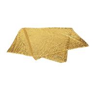 Hztyyier Gold Color Paiugh Alluminio Metal Mesh Elegante Decorazione per Scarpe da Scarpe Abiti per, Decorazione per la Casa da 1 Pacco