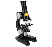 Hztyyier Kit Microscopio Microscopio Biologico LED da Laboratorio per Strumenti Didattici, Ingrandimento 100X/200X/450X, Adatto per la Scuola a Casa, Bambini Dagli 8 Anni in su (#1)