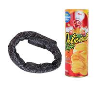 Hztyyier Magic Patate Chip Spring Snade Toys String Props per Halloween e April's Day's Day Roman Tricky Toy per Feste e Ridere la Plastica Mostrata Come Una Foto