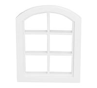 Hztyyier Mini Mobili per Finestre Ad per Box/Cover delle Bambole in Miniatura con 6 Pannelli, Delicata Lavorazione del Legno per Divertimento Fai-da-te, Ideali per Scene di Box/Cover delle Bambole,