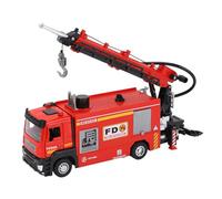 Hztyyier Modello in Lega Multifunzionale Giocattolo Camion dei Pompieri Dall'aspetto Unico per Display per Bambini e Collezionisti