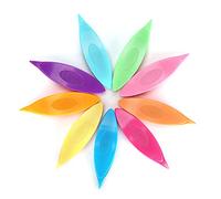 Hztyyier Navette per Chiacchierino in Plastica da 9 Pezzi Strumenti Colorati per la Lavorazione del Pizzo per Forniture Artistiche per Maglieria Artigianale Fai-da-te con Superficie