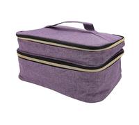 Hztyyier Organizer per Materiali da Cucito con Spazio di Archiviazione Versatile, Borsa da Cucito in Poliestere Resistente All'acqua per Viaggi e Uso Quotidiano (PURPLE)