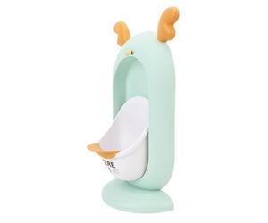 Hztyyier Orinatoio da Addestramento per Ragazzi con Lavabo Rimovibile, Orinatoio Compatto per Bambini Montato a Parete, Materiale PP Sicuro (GREEN)