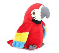 Hztyyier Pappagallo Giocattolo per Bambini Parla Parlando Record Pappagallo Ripete Quello Che Dici Pappagallo Elettronico Peluche Giocattolo Regalo per Bambini 7.87x3.54 Pollici