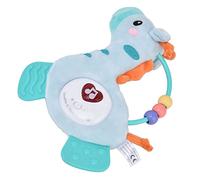 Hztyyier Peluche Interattiva per la Dentizione del Cavallo con Musica, Luce e Piedini in Silicone, Giocattolo per lo Sviluppo dei Bambini, Dimensioni Compatte (GREEN)