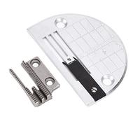 Hztyyier Piastra Dell'ago Antirughe in Metallo Resistente con Griffa per Macchina da Cucire Industriale Ad Ago SingoloSet di Piastre Dell'ago Sewing Machines And Accessories