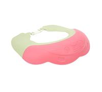 Hztyyier Protezione per Capelli per Lavaggio Bambini Realizzata in Materiale Siliconico, Protezione per Doccia Regolabile per Bagnetto, Adatta a Bambini e Neonati (rosso)