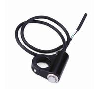 Hztyyier Pulsante di Commutazione Dell'interruttore a Monte per Manubrio 22 Mm ON/AUS-Blue Ray Versi (Pulsante auto-blocco del modello B con luce)