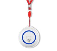 Hztyyier Pulsante di Emergenza Intelligente Wireless Fidelity, Allarme a un Pulsante, SOS Sicuro per Assistenza Agli Anziani, Configurazione Semplice, Design Portatile per Uso Domestico