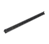 Hztyyier Righello in Scala di Metalli 30cm in Ingegnere di Alluminio Rigno Scala del Triangolo Architettonico Professionale Riglo con Scale Accurate per L'ingegneria Dell'architettura