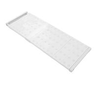 Hztyyier Scaffale di Stoccaggio Dell'armadio Regolabile Organizzatore Espandibile Scaffale Divisore a Scomparsa Installazione di Perforazione per il Salvataggio del Bagno (71-92 cm/28.0-36.2in