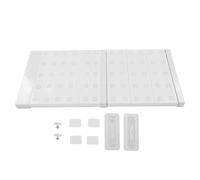 Hztyyier Scaffale di Stoccaggio Dell'armadio Regolabile Organizzatore Espandibile Scaffale Divisore a Scomparsa Installazione di Perforazione per il Salvataggio del Bagno (51-72 cm/20.1-28.3in