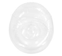 Hztyyier Sedia Gonfiabile Trasparente in PVC Dal Design Ergonomico Sedia Gonfiabile Trasparente per Campeggio in Piscina