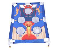 Hztyyier Set di Cornhole con Sacchi di Sabbia, Anelli di Lancio, Gioco Interattivo Genitore-Figlio per Tessuto in Plastica da Giardino All'aperto (No.7888-3)