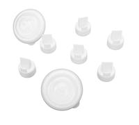 Hztyyier Set di Protezioni Antiriflusso con Valvole a Becco D'anatra, Accessori di Ricambio Efficienti per Tiralatte S2 S1 9 Plus Dew 350, Realizzati in Silicone Liquido, 2 Valvole Antiriflusso a