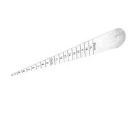 Hztyyier Spessimetro in Acciaio Inossidabile, Strumento di Misurazione dello Spazio Durevole 2-20 Mm per Misurazioni di Precisione Negli Spazi tra le Rotaie