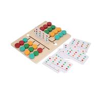 Hztyyier Teaser per Abbinare Le Forme dei Colori in Legno per Bambini, Migliora l'abilità Logica, Le abilità Sociali, l'abilità Pratica per Il Divertimento in Famiglia, Materiale in Tiglio