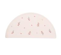 Hztyyier Tovaglietta per Pappa per Bambini in Silicone Impermeabile, Antiscivolo, per Viaggi a Casa, Facile da Pulire, Portatile per il Bambino (Motivo con stampa floreale)