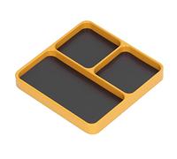 Hztyyier Vassoio Magnetico, Strumento Porta Viti in Lega di Alluminio Resistente Al Calore 5,4x4,3x0,8 Pollici per Progetti Fai da Te e Manutenzione del Veicolo